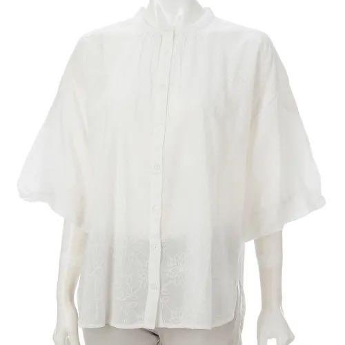 預購 日本🇯🇵Cloudnine 棉質薄紗刺繡上衣-細節圖6