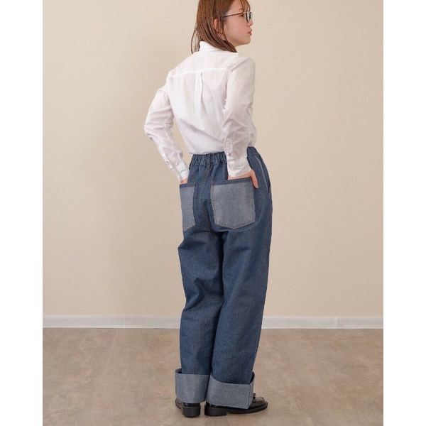 預購 日本🇯🇵 mililopiulu 亮片亮點設計牛仔褲-細節圖7