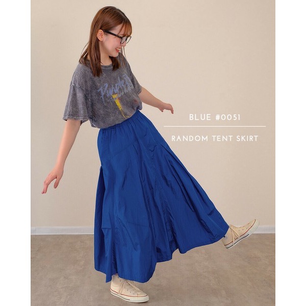 預購 日本🇯🇵 mililopiulu 清爽材質A字裙-細節圖6