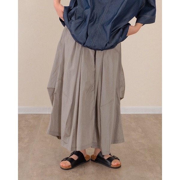 預購 日本🇯🇵 mililopiulu 清爽材質A字裙-細節圖8