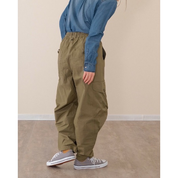 預購 日本🇯🇵 mililopiulu 輪廓優美工裝褲-細節圖4