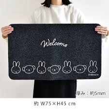 預購 日本🇯🇵Miffy米菲 室外玄關 地墊 腳踏墊-細節圖5