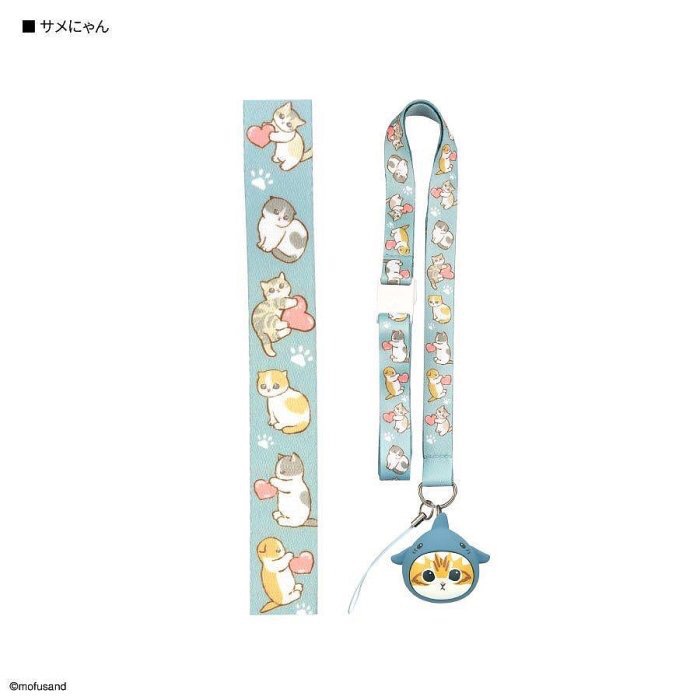 現貨 日本🇯🇵 mofusand 3D 貓福珊迪 貓貓名片手機吊繩-細節圖2