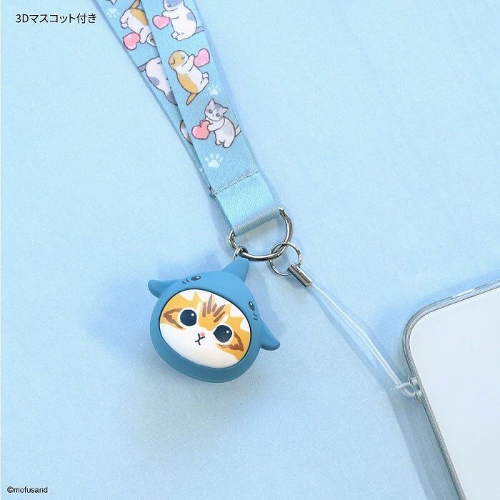 現貨 日本🇯🇵 mofusand 3D 貓福珊迪 貓貓名片手機吊繩-細節圖5