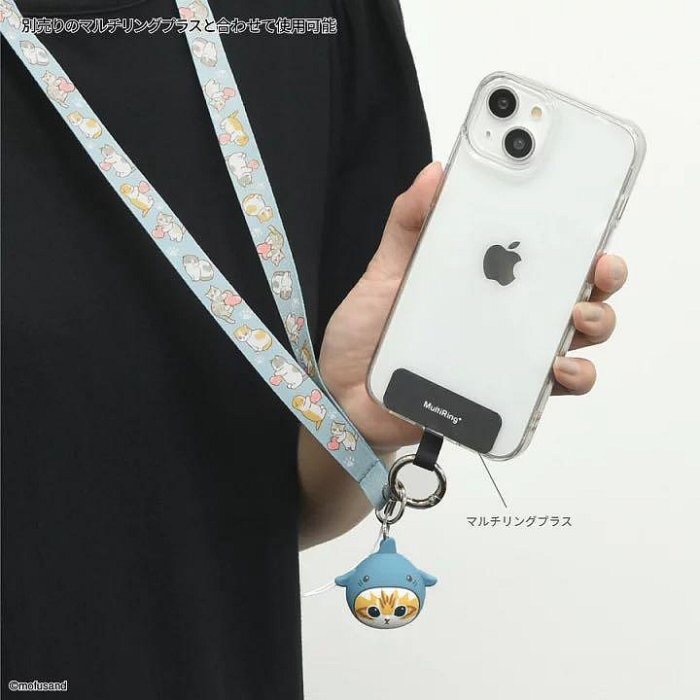 現貨 日本🇯🇵 mofusand 3D 貓福珊迪 貓貓名片手機吊繩-細節圖7