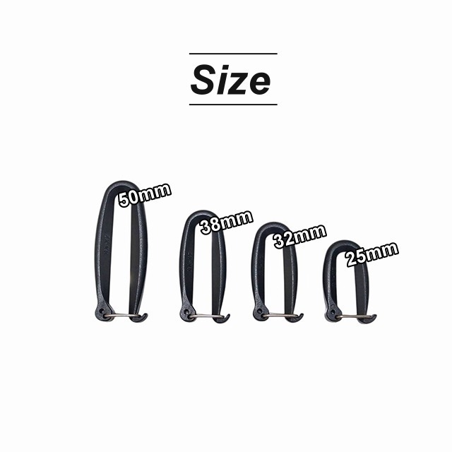 塑鋼口型環 可拆式 口環 口型環 口形環 織帶 塑鋼 口字環 包包掛勾 U型扣 連接扣 鑰匙扣 背包扣 登山扣 戰術-細節圖3