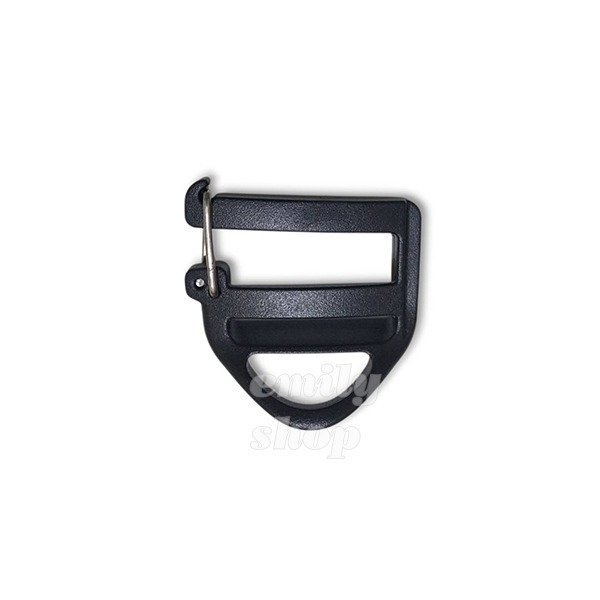 塑鋼目字扣 可拆梯字扣 梯樓扣 梯扣 目字扣 日環 日型環 日形環 織帶 鉤扣 連接扣 鑰匙扣 背包扣 登山扣-規格圖3