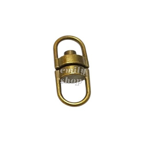 8字環 鑰匙扣配件 8字旋轉扣 八字環 八字扣環 吊飾連接 轉接頭 DIY飾品 旋轉扣 C圈 鍊條 手作 拼布 手工藝-規格圖3