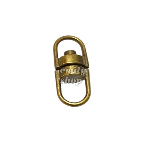 8字環 鑰匙扣配件 8字旋轉扣 八字環 八字扣環 吊飾 連接環 轉接頭 DIY飾品 旋轉扣 C圈 鏈條 手作 拼布-規格圖3