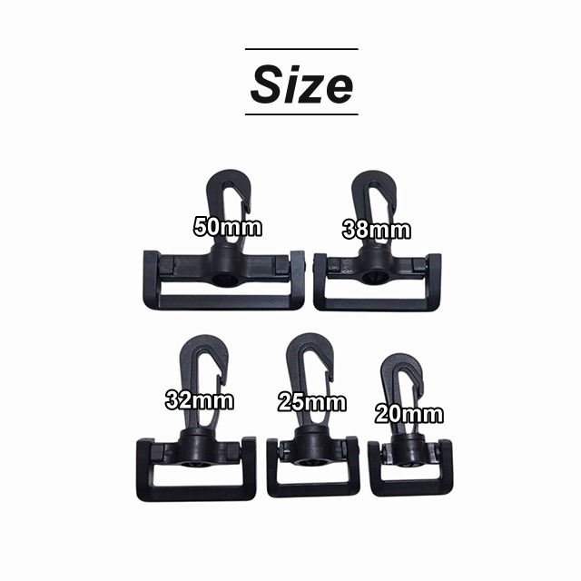 塑鋼旋轉鉤扣 可拆鉤扣 塑鋼扣具 包帶 織帶 戰術 戶外扣具 鉤扣 勾扣 龍蝦鉤 問號鉤 掛勾 背帶鉤扣 五金 皮雕-細節圖3