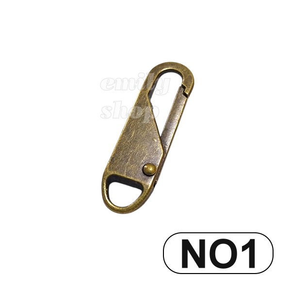 可拆式拉片 拉鏈片 拉鏈 拉鍊 萬用拉鏈頭 彈簧扣 尼龍拉鏈 塑鋼拉鏈 金屬拉鏈 包包配件 外套拉頭 五金 皮雕-規格圖4