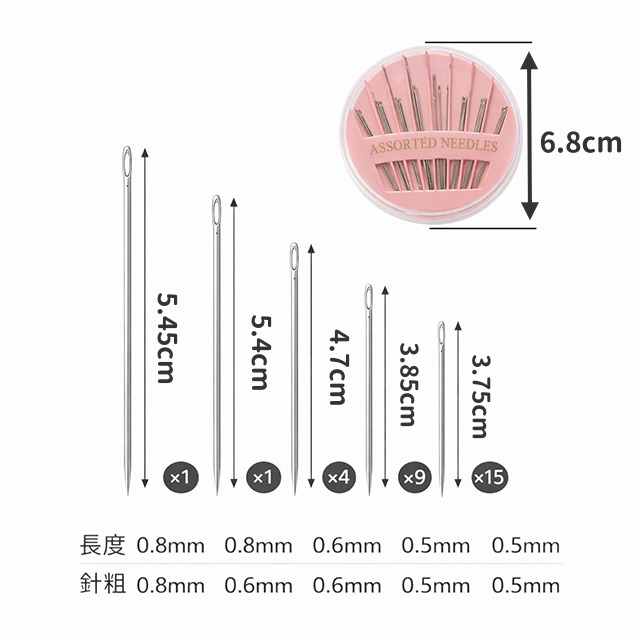 圓盤銀尾針 手縫針 圓盤針 一轉即取 旋轉針盒 針盒 衣物縫補 拼布 縫衣針 針線 居家 縫紉 收納盒 手作 拼布-細節圖4
