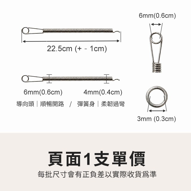 彈簧穿繩器 穿帶器 引線器 彈簧引線器 穿繩工具 換繩神器 縫紉工具 鬆緊帶 褲腰帶 束口繩 穿孔輔助 手作 五金-細節圖3