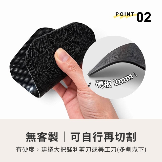 包包底板 圓角 台灣製 厚底板 包底墊 包底板 防塌 包包內襯 包底托 帽沿板 隔板 PE板 硬板 置物板 包包配件-細節圖3