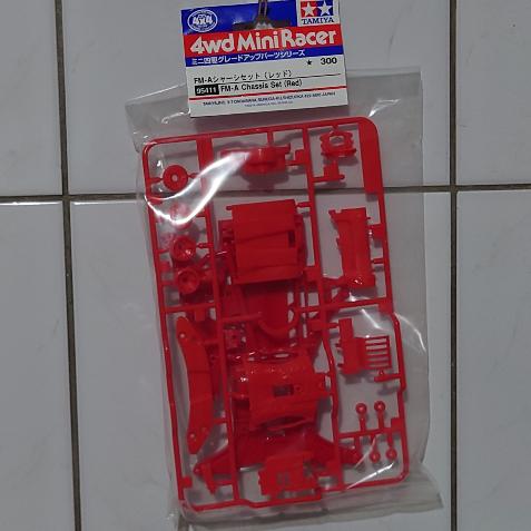 爆走小店95411 四驅車TAMIYA FM-A 紅色底盤包(限定版)(耐用) - 爆走小