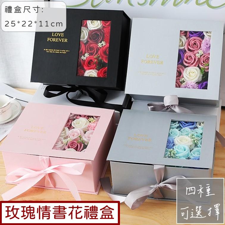 【24H快速出貨】花束禮盒 送禮自用都適合 花束禮袋 香皂花禮盒 玻璃罩花 許願瓶  畢業花束 生日禮物玫瑰花 康乃馨-細節圖8