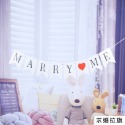 【24H快速出貨】告白&求婚拉旗 -生日派對 氣球 女朋友 告白 驚喜 浪漫 溫馨-規格圖4