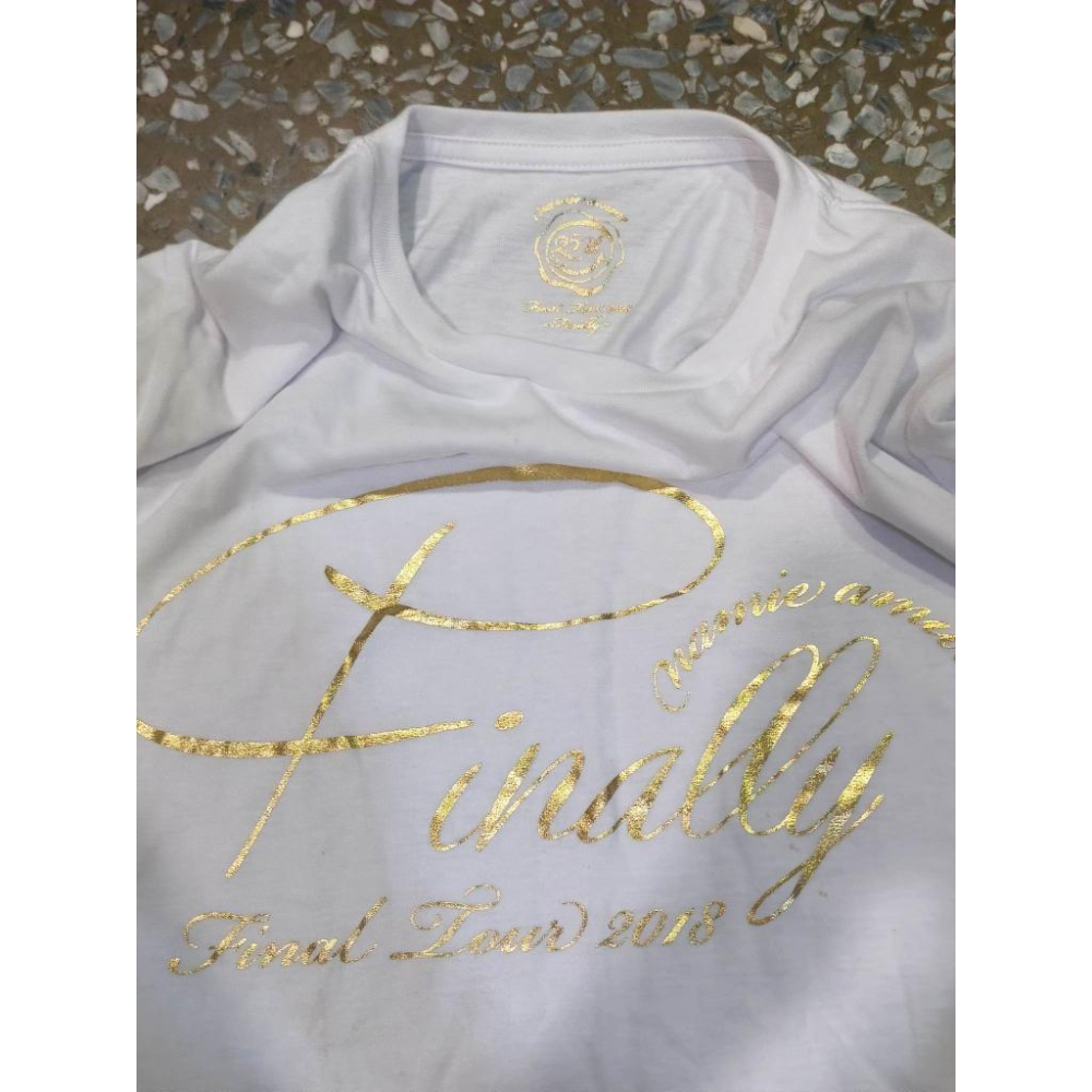 安室奈美惠 2018 finally 最後演唱會 周邊商品 小香包肩背皮夾/托特包 手提包/白t-shirt/口罩套-細節圖7