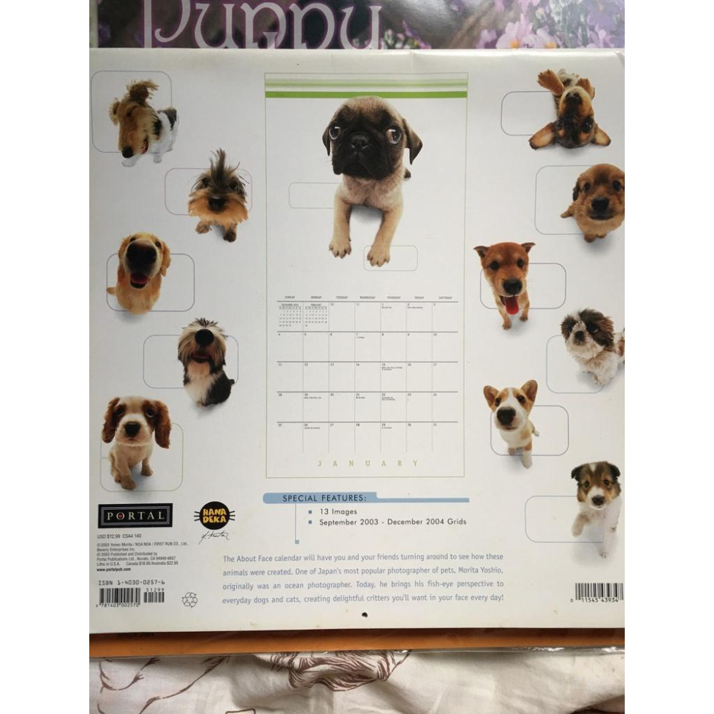 2004 about face dog 年曆/ 2004 lovable labs / 2003 calendar an-細節圖3