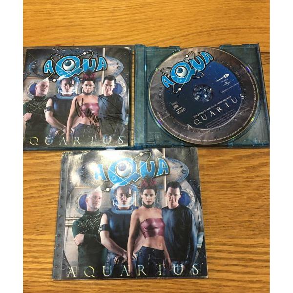 【阿得二手CD】Aqua 『aquarius』含團體親筆簽名-細節圖2