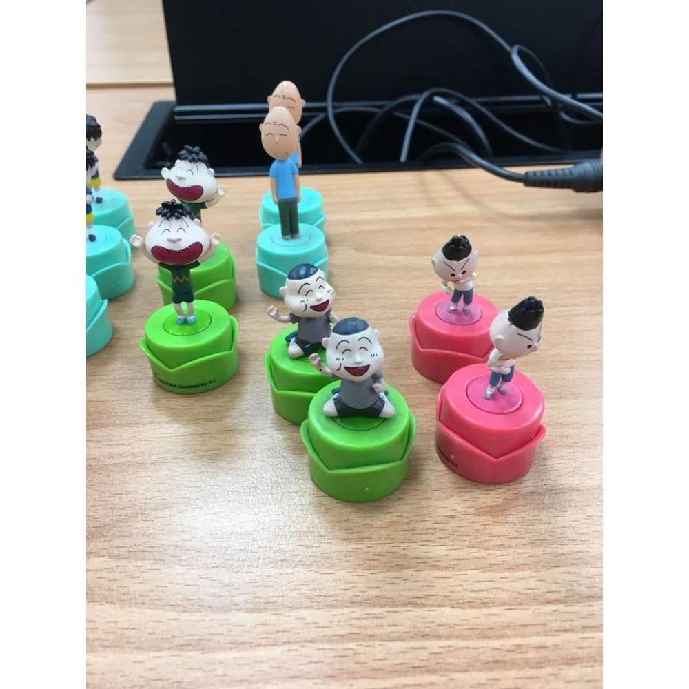 【阿得收藏品】絕版7-11小丸子同樂會2公仔印章 含隱藏版 爺爺/小玉/冬田/年子/大野/杉山/山田/關口/小衫/山根-細節圖3