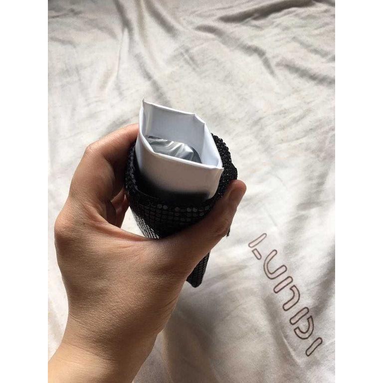 【阿得收藏品】亮片收納小包-黑（全新） 流蘇 零錢包-細節圖4