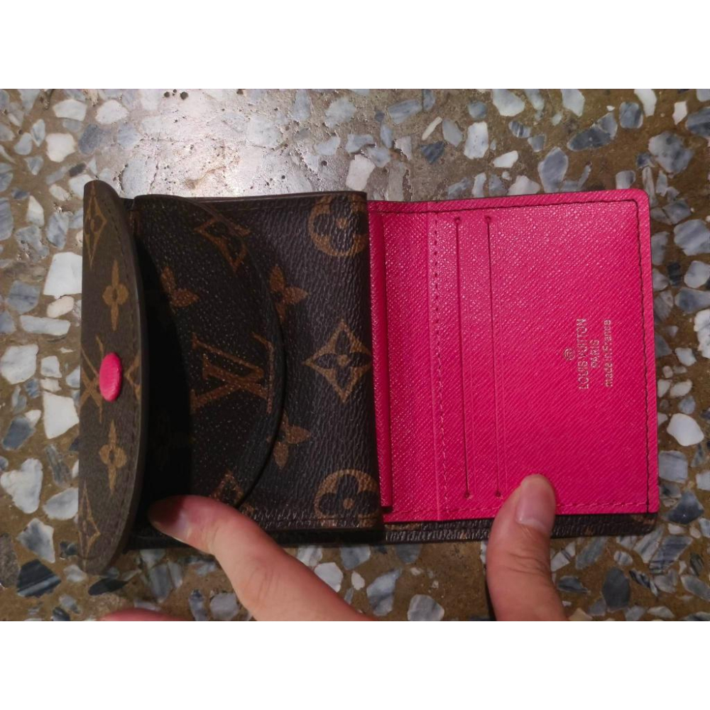 多層短夾三折短夾 長夾 零錢包 經典老花皮夾卡包-細節圖3