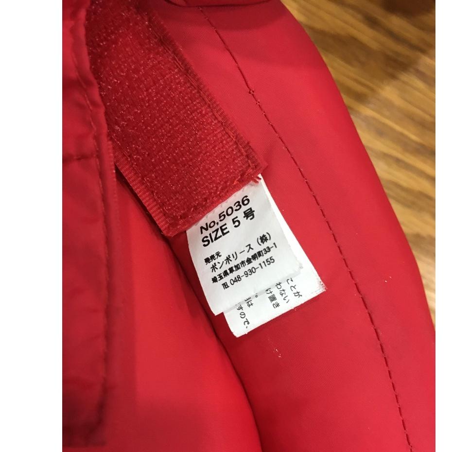 日本 PomPreece《防舔腳‧防抓身‧術後保養‧頸圈》5號 甜甜圈 紅色  (大型犬用)-細節圖2