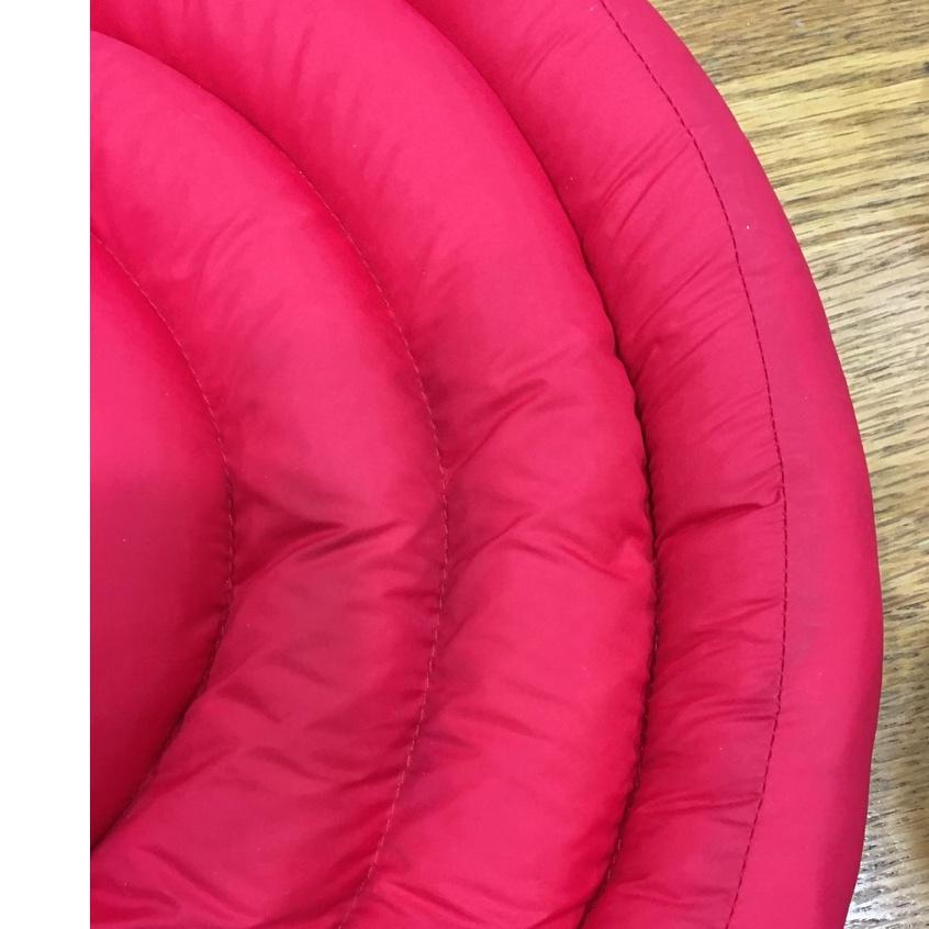 日本 PomPreece《防舔腳‧防抓身‧術後保養‧頸圈》5號 甜甜圈 紅色  (大型犬用)-細節圖4