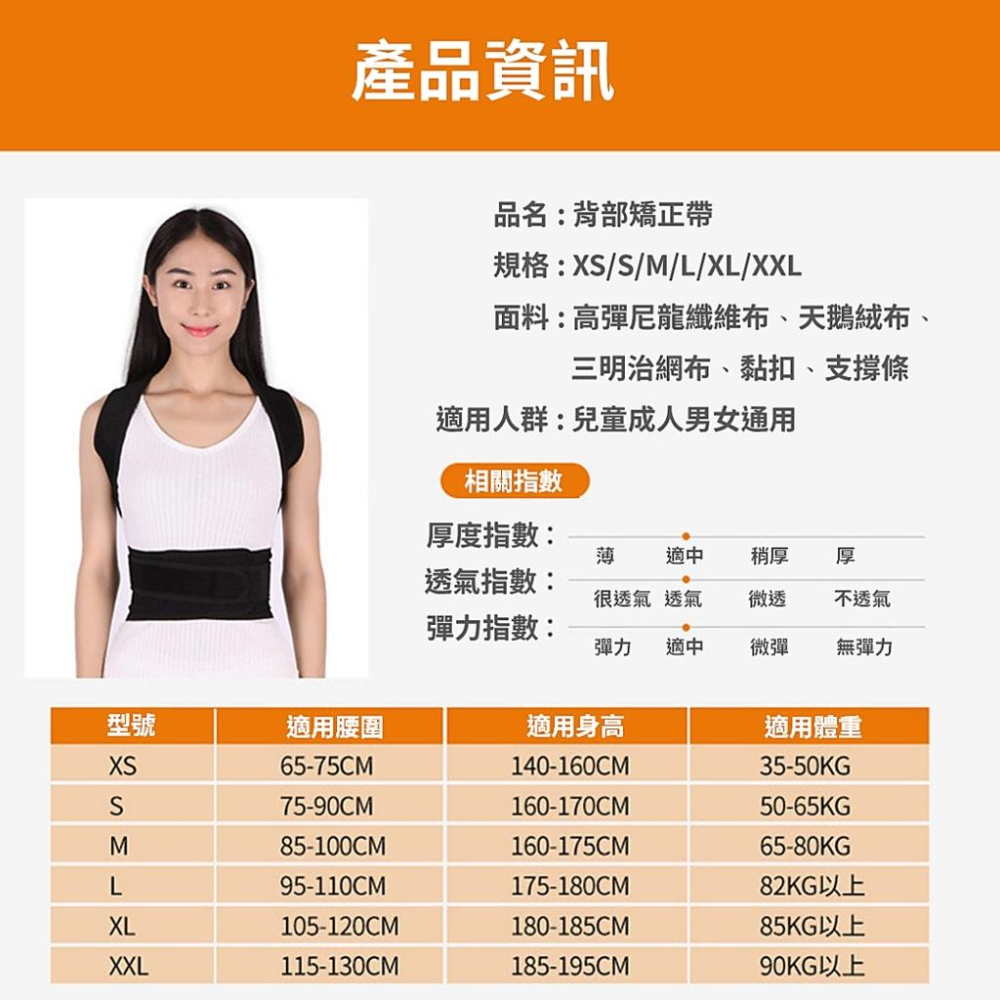 【新品上市】台灣現貨當天寄出 駝背矯正帶 背部矯正帶 防止駝背 矯正駝背  背部痠痛 駝背帶 束腰帶 美背神器 矯正帶-細節圖2