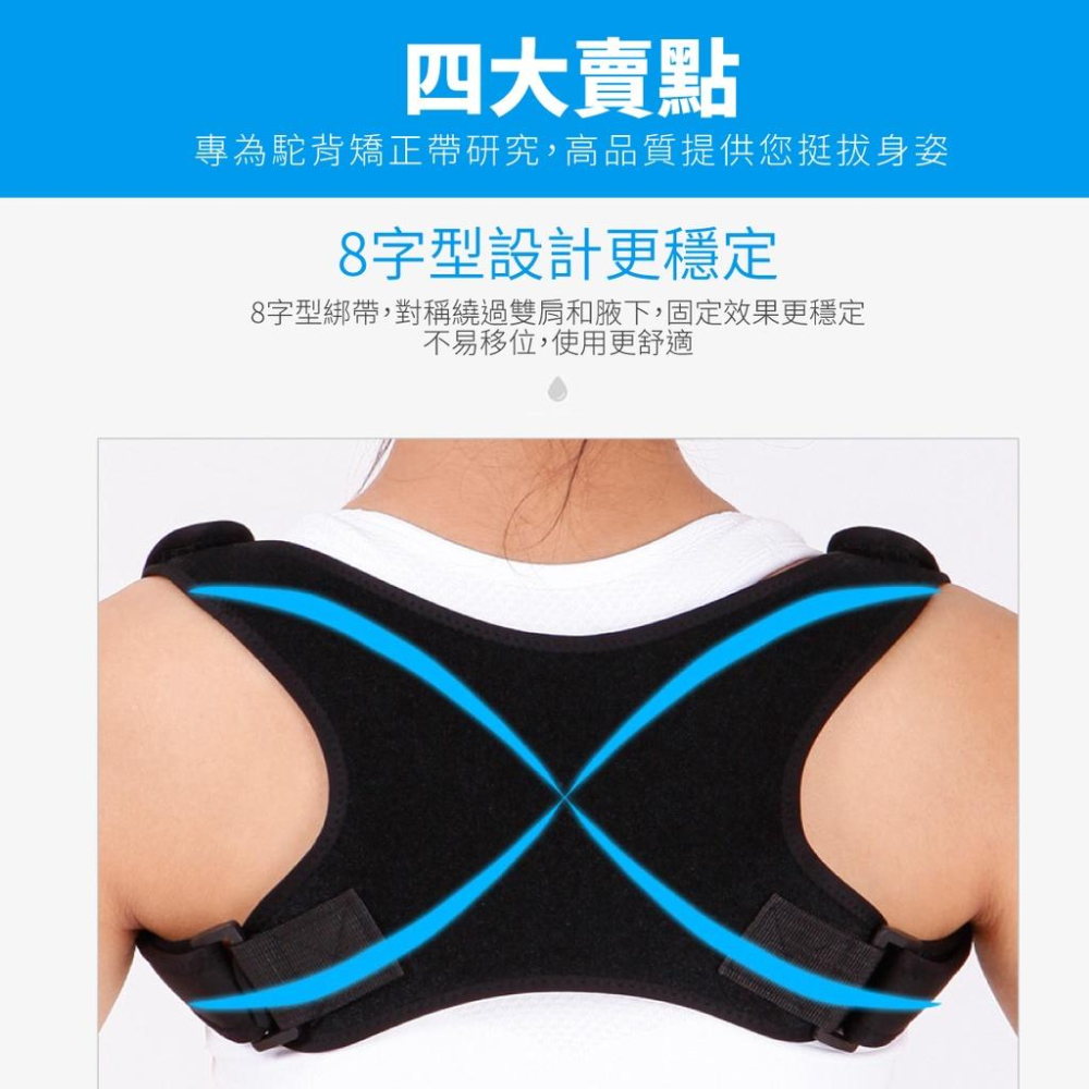 【新品上市】現貨當天寄出 駝背矯正帶 背部矯正帶 駝背矯正器 防駝背心 防駝衣 防駝背矯正帶 防駝神器 駝背帶 矯正帶-細節圖5