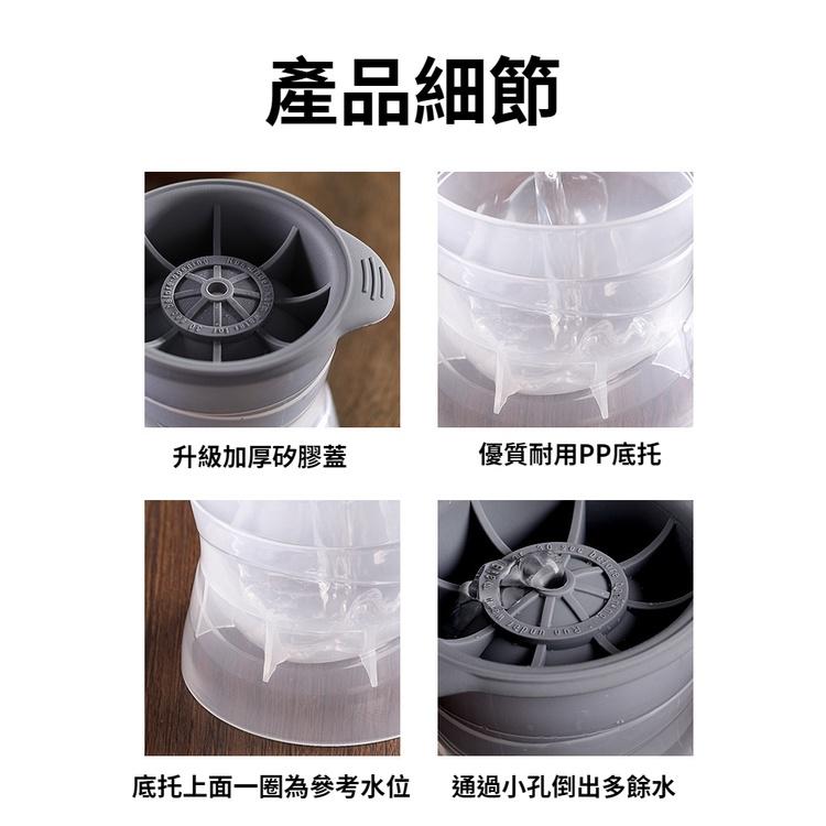 【新品上市】台灣現貨當天寄出 大冰球模具 威士忌冰球模具 冰球製造模具 冰塊 大冰塊 製冰盒 造型冰塊 矽膠模具 冰塊盒-細節圖4