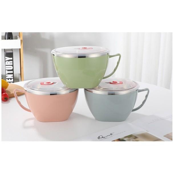 🚚🇹🇼現貨🚚 1200ml 不銹鋼碗 304不鏽鋼 泡麵碗 便當碗 防燙 大容量 韓式泡麵碗 雙層隔熱 密封 附蓋子 碗-細節圖7