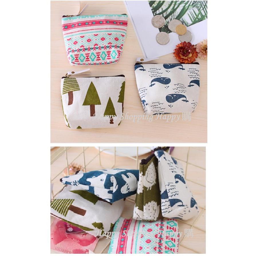 🚚現貨🚚 北歐風零錢包 麻布零錢包 帆布包 零錢包 鑰匙包 衛生棉袋 韓版零錢包 北歐風 收納包 小錢包 拉鍊包-細節圖7