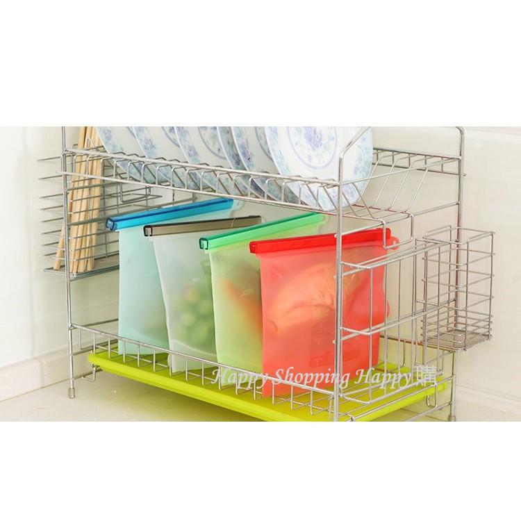 🚚🇹🇼台灣現貨🚚 矽膠保鮮袋 矽膠環保袋 密封袋 矽膠袋 冰箱密封袋 食物保鮮袋 保鮮袋 食品收納袋 母乳袋 環保袋-細節圖2