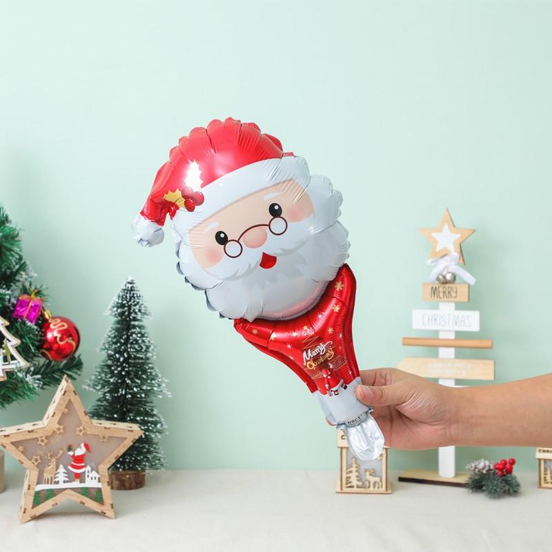 🚚台灣現貨🚚聖誕氣球 聖誕禮物 手持氣球 活動氣球 市集贈品 活動贈品 聖誕節 聖誕 氣球 手拿氣球 手持棒 充氣棒-細節圖8