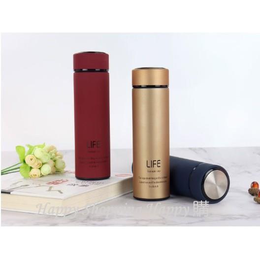 🚚🇹🇼現貨🚚 life保溫瓶 保溫瓶 500ml 304 不銹鋼保溫杯 保溫杯 真空保溫 磨砂 環保杯 500cc 保溫-細節圖3