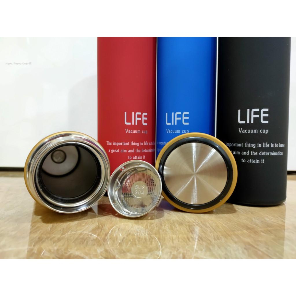 🚚🇹🇼現貨🚚 life保溫瓶 保溫瓶 500ml 304 不銹鋼保溫杯 保溫杯 真空保溫 磨砂 環保杯 500cc 保溫-細節圖4