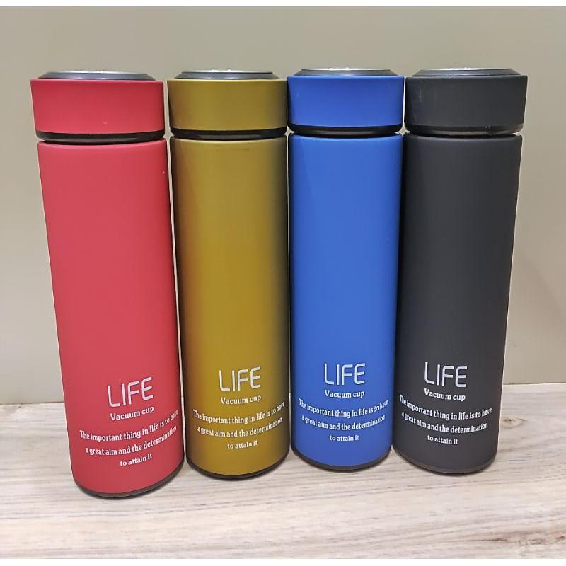🚚🇹🇼現貨🚚 life保溫瓶 保溫瓶 500ml 304 不銹鋼保溫杯 保溫杯 真空保溫 磨砂 環保杯 500cc 保溫-細節圖9