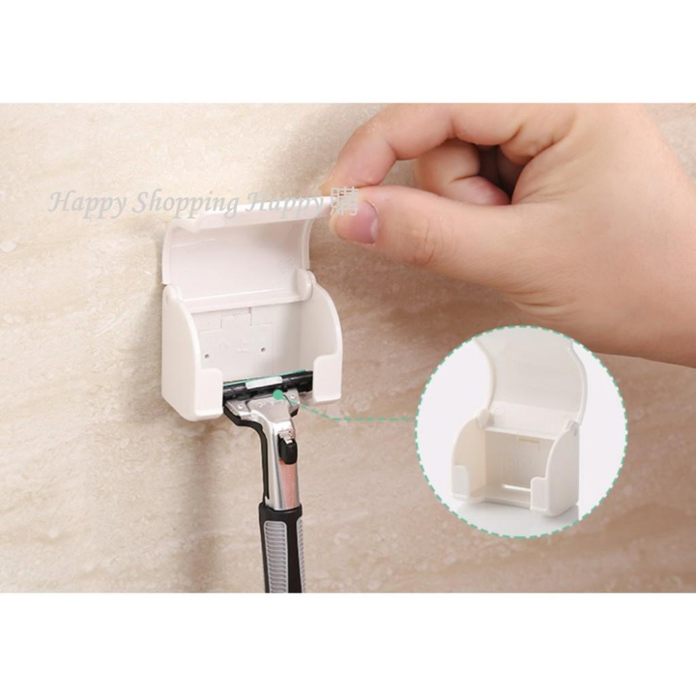 🚚現貨🚚 日式刮鬍刀架 收納架 刮鬍刀架 男士必備 浴室用品 刮鬍刀置物架 刮鬍刀收納架 刮鬍刀掛架 收納 刮鬍刀-細節圖3