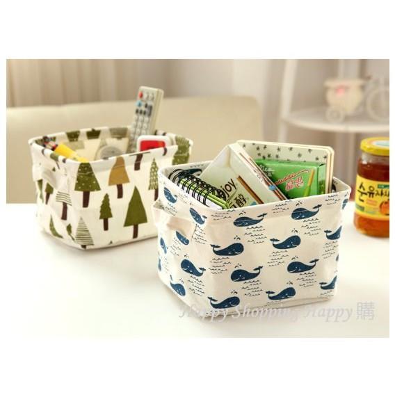 🚚🇹🇼現貨🚚 北歐風置物籃 棉麻收納籃 收納袋 摺疊收納盒 桌上置物 置物籃 收納籃 儲物籃 化妝品 置物 收納 北歐風-細節圖5