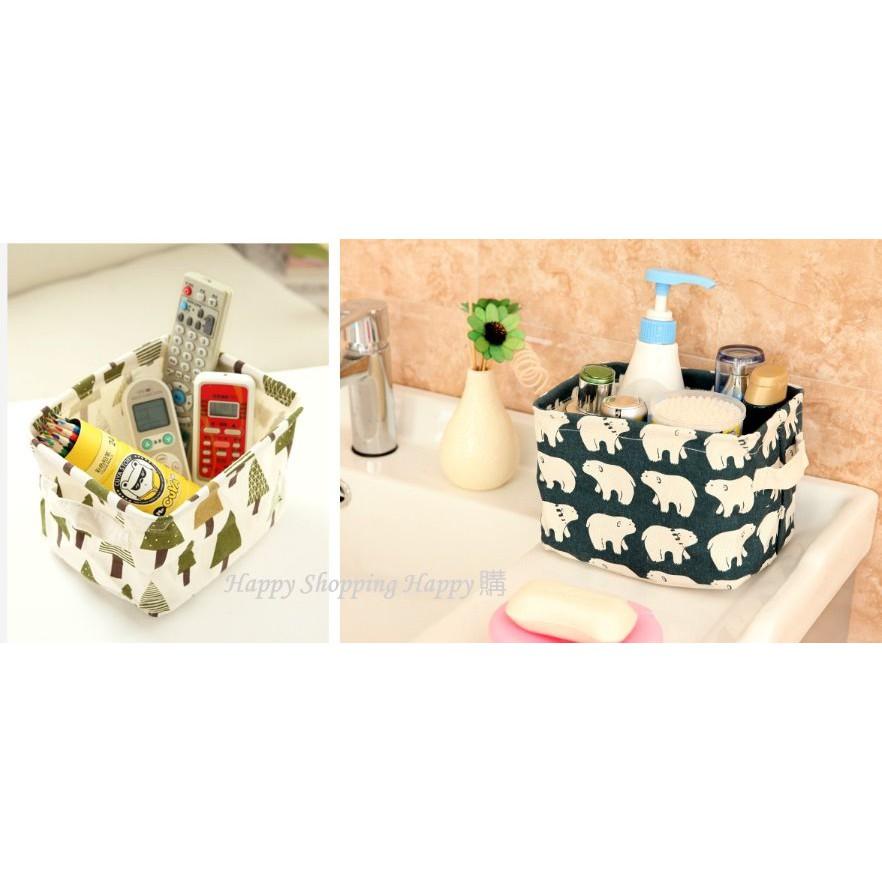 🚚🇹🇼現貨🚚 北歐風置物籃 棉麻收納籃 收納袋 摺疊收納盒 桌上置物 置物籃 收納籃 儲物籃 化妝品 置物 收納 北歐風-細節圖8