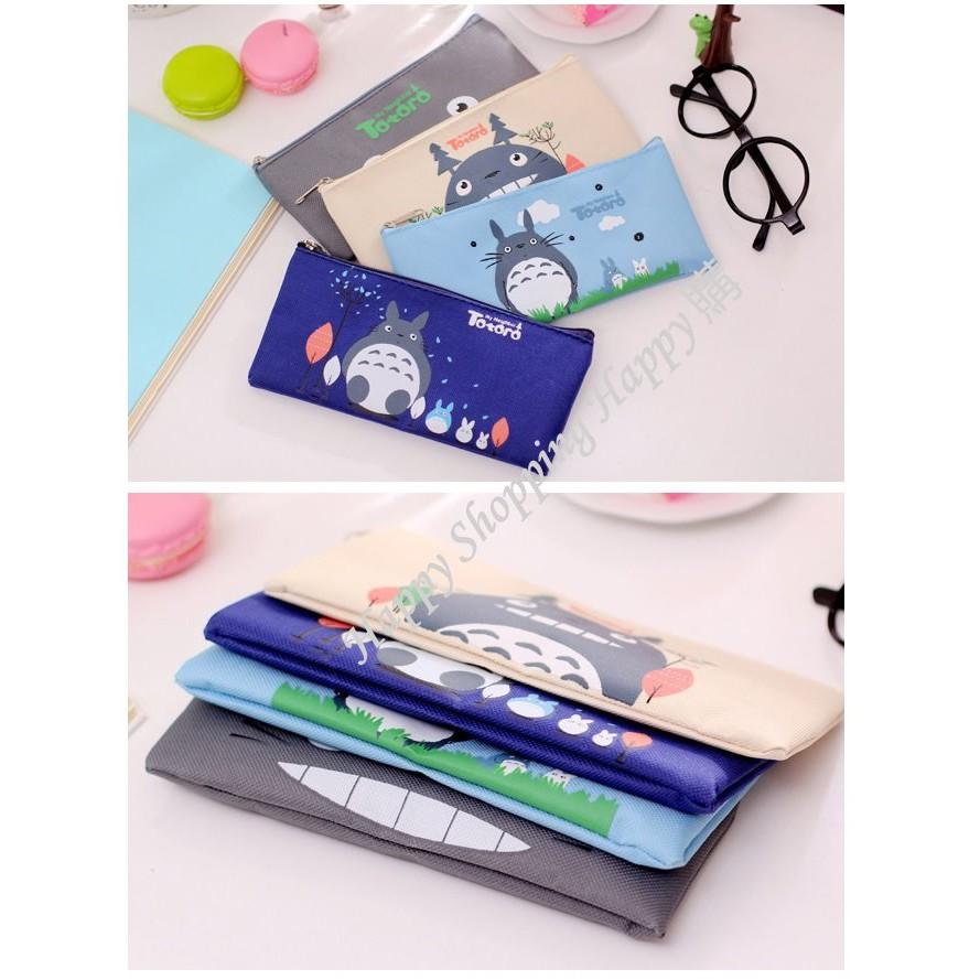 🚚🇹🇼台灣現貨🚚 龍貓牛津布筆袋 牛津布 龍貓 龍貓筆袋 筆袋 宮崎駿 文具 牛津布筆袋 豆豆龍筆袋 豆豆龍 收納袋-細節圖5