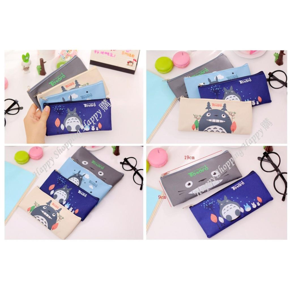 🚚🇹🇼台灣現貨🚚 龍貓牛津布筆袋 牛津布 龍貓 龍貓筆袋 筆袋 宮崎駿 文具 牛津布筆袋 豆豆龍筆袋 豆豆龍 收納袋-細節圖7