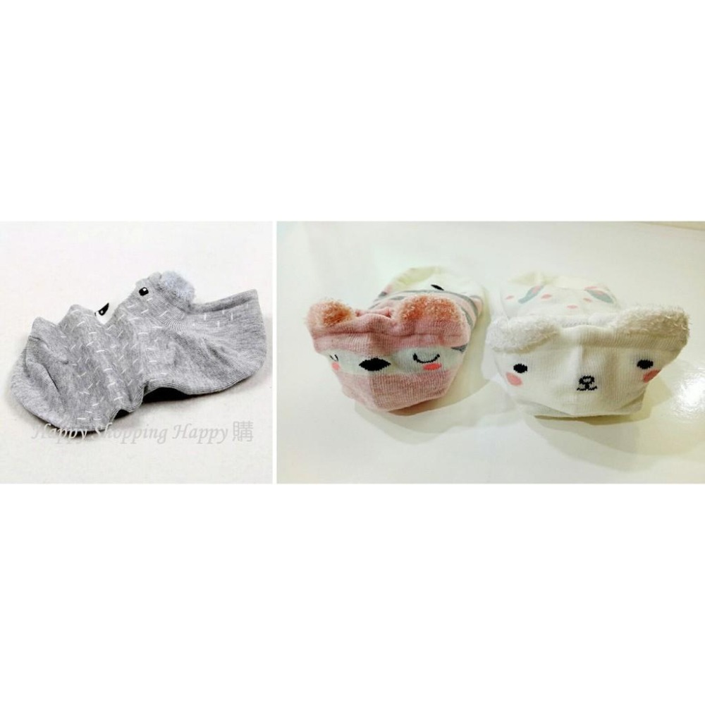 🚚現貨🚚可愛動物船型襪 動物船型襪 船型襪 襪子 隱形襪 少女襪 短襪 動物襪 立體動物 童心未泯 日系襪 韓版襪-細節圖6