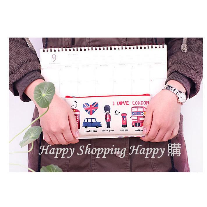 🚚🇹🇼台灣現貨🚚 英倫風牛津布筆袋 筆袋 英國倫敦 異國風情 飛越倫敦 牛津布筆袋 牛津布 文具 倫敦 衛兵 收納袋-細節圖3