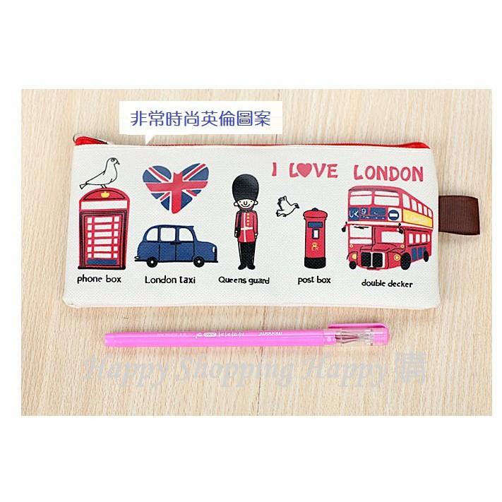 🚚🇹🇼台灣現貨🚚 英倫風牛津布筆袋 筆袋 英國倫敦 異國風情 飛越倫敦 牛津布筆袋 牛津布 文具 倫敦 衛兵 收納袋-細節圖4