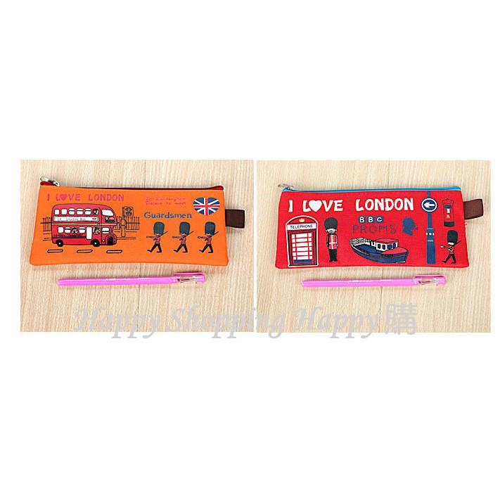 🚚🇹🇼台灣現貨🚚 英倫風牛津布筆袋 筆袋 英國倫敦 異國風情 飛越倫敦 牛津布筆袋 牛津布 文具 倫敦 衛兵 收納袋-細節圖6