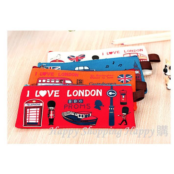 🚚🇹🇼台灣現貨🚚 英倫風牛津布筆袋 筆袋 英國倫敦 異國風情 飛越倫敦 牛津布筆袋 牛津布 文具 倫敦 衛兵 收納袋-細節圖7