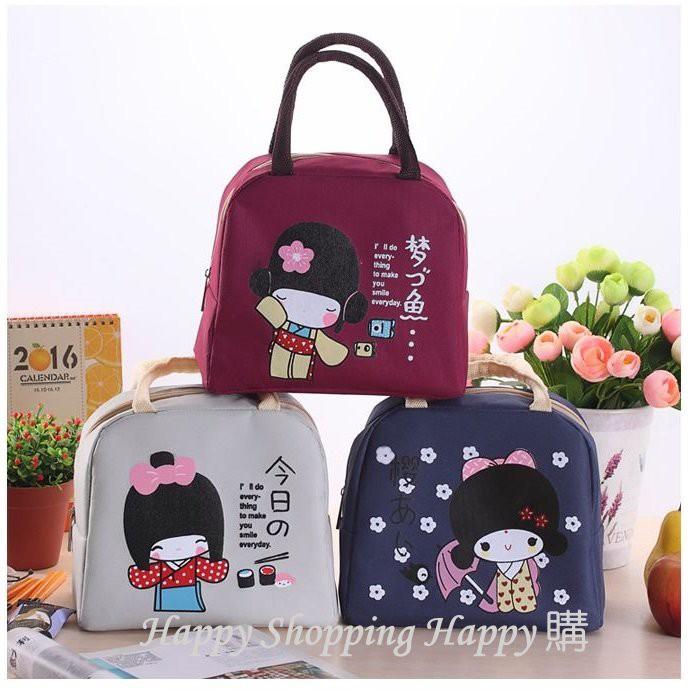 🚚現貨🚚 安古奈子便當袋 可愛卡通便當袋 野餐包 手提便當袋日本卡通便當袋 保溫便當袋 餐袋 保溫 保冰 便當袋-細節圖4